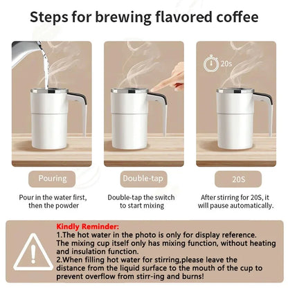 Magnetic Self-Stirring Coffee Mug